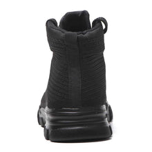 Lade das Bild in den Galerie-Viewer, Herren Stahlkappenstiefel Winter Warm Komfortable Industriekonstruktion Rutschfeste Tennisarbeitssicherheitsschuhe