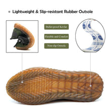 Load image into Gallery viewer, Men's work shoes mesh Breatweight Comfortable Steel toe Safety industrial building slipproof shoes