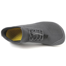 Lade das Bild in den Galerie-Viewer, draussenfeet barfuss strickschuhe 31545 dunkelgrau