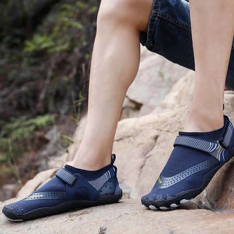 Barfußschuhe Wasserschuhe Outdoor schnell trocknende Strandschuhe Wandern Flussschuhe (Unisex)