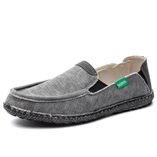 Lade das Bild in den Galerie-Viewer, Herren Segeltuch Schuhe Slip on Deck Schuhe Casual Stoff Boot Schuhe rutschfeste Casual Loafer Flat Outdoor Sneakers