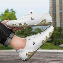 Cargar imagen en el visor de la galería, Mujeres hechas a mano de gamuza con sujetador de velcro, zapatos de beck, zapatillas de deporte de legurch de cuero impermeable, antideslizante, transpirable