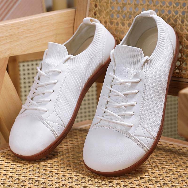 Weite Zehenpartie, Große Größe, Bequeme Sportschuhe, Outdoor-Freizeit, Fliegende, Gewebte, Leichte Barfußschuhe Mit Breitem Leisten (Unisex)