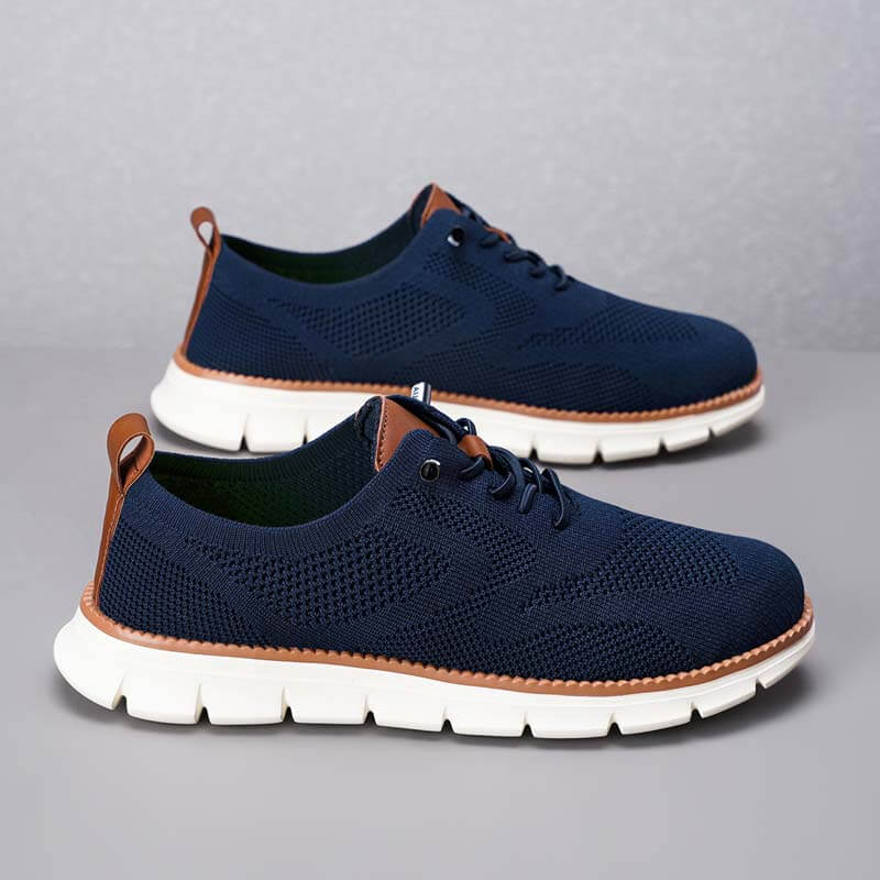Herren Leichte Lässige Atmungsaktive Loafer Schuhe aus Gewebtem Stoff