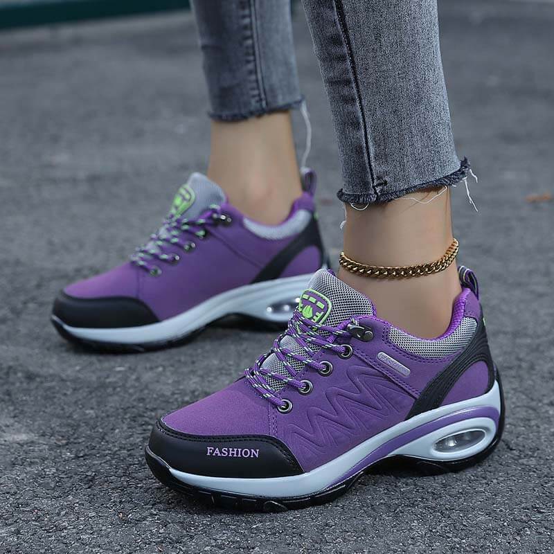 Damen Herbst & Winter Outdoor Wanderschuhe Dicke Sohle Rutschfeste Weiche Freizeitschuhe