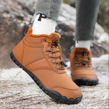 Lade das Bild in den Galerie-Viewer, Warme Outdoor-Freizeit-Schneestiefel Rutschfester & Wasserdichter Barfußschuh für den Winter (Unisex)