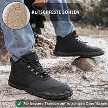 Lade das Bild in den Galerie-Viewer, Warme Outdoor-Freizeit-Schneestiefel Rutschfester & Wasserdichter Barfußschuh für den Winter (Unisex)