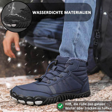 Lade das Bild in den Galerie-Viewer, Outdoor-Schneestiefel High-Top-Sport-Winterschuhe Rutschfester & Wasserdichter Barfußschuh für den Winter (Unisex)