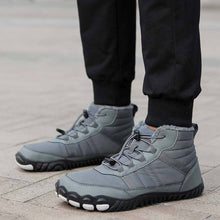 Lade das Bild in den Galerie-Viewer, Outdoor-Schneestiefel High-Top-Sport-Winterschuhe Rutschfester & Wasserdichter Barfußschuh für den Winter (Unisex)
