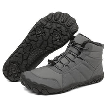 Lade das Bild in den Galerie-Viewer, Outdoor-Schuhe Dicker Baumwolle Schneestiefel Rutschfester & Wasserdichter Barfußschuh für den Winter (Unisex)