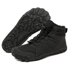 Lade das Bild in den Galerie-Viewer, Outdoor-Schuhe Dicker Baumwolle Schneestiefel Rutschfester & Wasserdichter Barfußschuh für den Winter (Unisex)