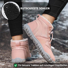 Lade das Bild in den Galerie-Viewer, Outdoor-Schneestiefel Warm Verschleißfest Verdickte Winterschuhe Rutschfester & Wasserdichter Barfußschuh für den Winter (Unisex)
