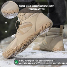 Lade das Bild in den Galerie-Viewer, Dicke Winter-Schneestiefel Außenbereich Warme Bergsteigerschuhe Rutschfester & Wasserdichter Barfußschuh für den Winter (Unisex)