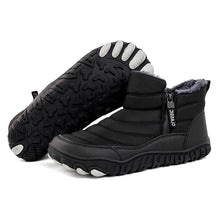 Lade das Bild in den Galerie-Viewer, Herren Verdickte Warme Outdoor-Freizeit-Schneestiefel Mit Seitlichem Reißverschluss Rutschfester & Wasserdichter Barfußschuh für den Winter