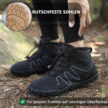 Lade das Bild in den Galerie-Viewer, Hohe Warme Bequeme Schneestiefel Rutschfester & Wasserdichter Barfußschuh für den Winter (Unisex)