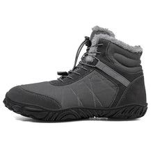 Lade das Bild in den Galerie-Viewer, Outdoor-Schneestiefel Dicke Sohle Baumwollschuhe Wanderschuhe Rutschfester & Wasserdichter Barfußschuh für den Winter (Unisex)