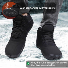 Lade das Bild in den Galerie-Viewer, Outdoor-Winter-Schneestiefel Barfuß Verdickte Warme Wanderschuhe Rutschfester & Wasserdichter Barfußschuh für den Winter (Unisex)