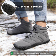Lade das Bild in den Galerie-Viewer, Wanderschuhe Warme Winterstiefel Lässig Rutschfester & Wasserdichter Barfußschuh für den Winter (Unisex)
