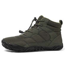 Lade das Bild in den Galerie-Viewer, Dicke Schneestiefel für Draußen Warme Bergsteiger- und Wanderschuhe Rutschfester & Wasserdichter Barfußschuh für den Winter (Unisex)