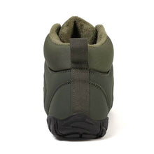 Lade das Bild in den Galerie-Viewer, Herren-Schneestiefel mit Mittlerem Schnitt Warm für den Außenbereich Lässig Verschleißfest Wanderschuhe Rutschfester & Wasserdichter Barfußschuh für den Winter
