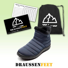 Cargar imagen en el visor de la galería, Letras de nieve para mujeres que no impermeabilizan con cremallera hechas de algodón