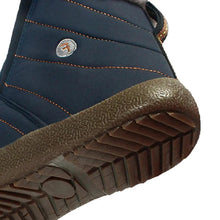 Load image into Gallery viewer, Men's slip on ankle booties anti-slip-water-resistant fur-fed snowshoes Outdoor sneakers