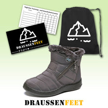 Cargar imagen en el visor de la galería, Femenina de nieve de invierno de invierno Botas cortas de tobillo Slip on Water Imust Women Women Boots Fur -Lined Warm Shoes