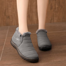 Load image into Gallery viewer, Warm snowshoes for women outdoor fur feed winter shoes anti-slip lightweight ankle booty
