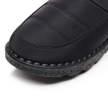 Cargar imagen en el visor de la galería, Botas de nieve para mujeres de invierno con comida cálida, botines cómodos y sin deslizamiento, zapatos de plataforma para caminar al aire libre impermeables