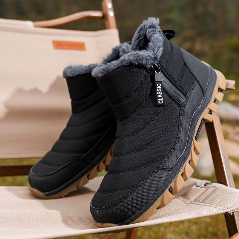 Warme Baumwollschuhe Schneestiefel Wandern Outdoor Rutschfeste & Wasserdichte Winterschuhe