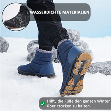 Load image into Gallery viewer, draussenfeet winter schneestiefel 31507 blau