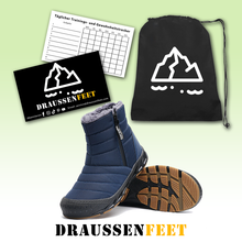 Load image into Gallery viewer, draussenfeet winter schneestiefel 31507 blau
