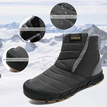 Lade das Bild in den Galerie-Viewer, Schneestiefel Herbst & Winter Warme Outdoor Freizeitschuhe Verschleißfeste Wanderschuhe Rutschfester & Wasserdichter Barfußschuh für den Winter (Unisex)