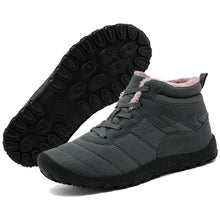 Lade das Bild in den Galerie-Viewer, Herren Schneestiefel Kältefeste Riemen Winterschuhe Wanderschuhe Schuhe Rutschfester & Wasserdichter Barfußschuh für den Winter