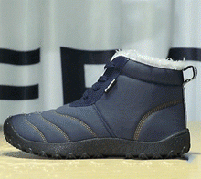 Cargar imagen en el visor de la galería, draussenfeet winter schneestiefel 31154 dunkelblau