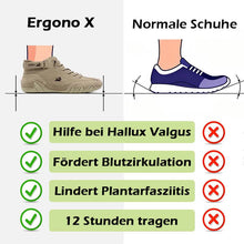 Lade das Bild in den Galerie-Viewer, Ergono X - orthopädische gesundheit, wasserdichter &amp; schmerzlindernder Leder-Barfußschuh
