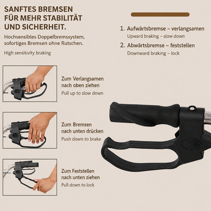 Rollator mit Sitz für sichere Mobilität