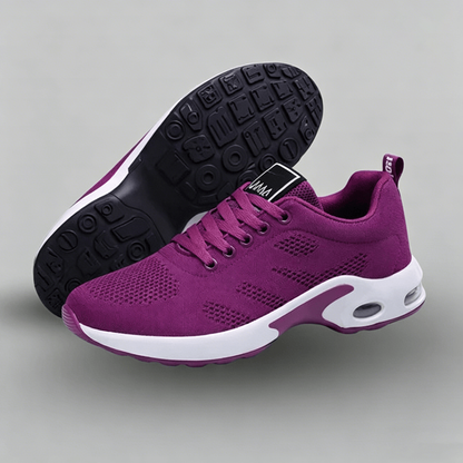 Damen Frühling Mesh Flying Weben Bequeme Casual Sportschuhe