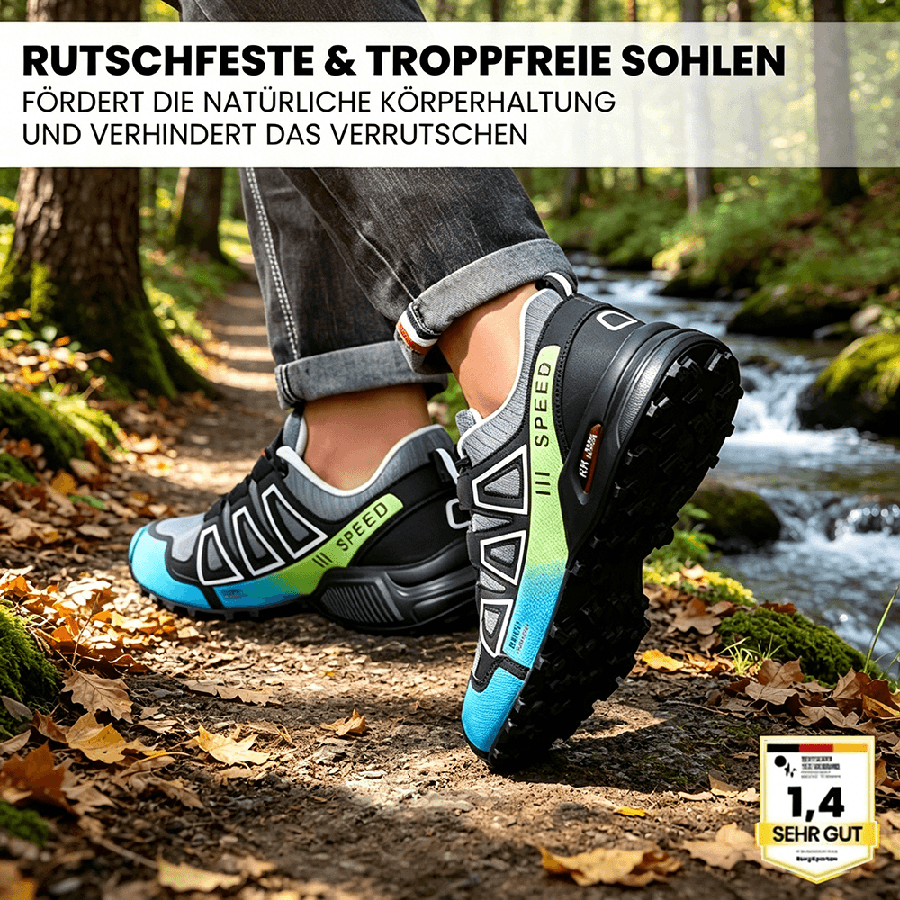 Herren Wanderschuhe Outdoor Ultraleichte atmungsaktive stoßdämpfende Fahrradschuhe