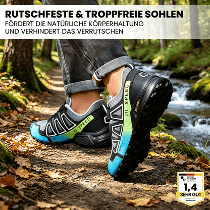 Herren Wanderschuhe Outdoor Ultraleichte atmungsaktive stoßdämpfende Fahrradschuhe