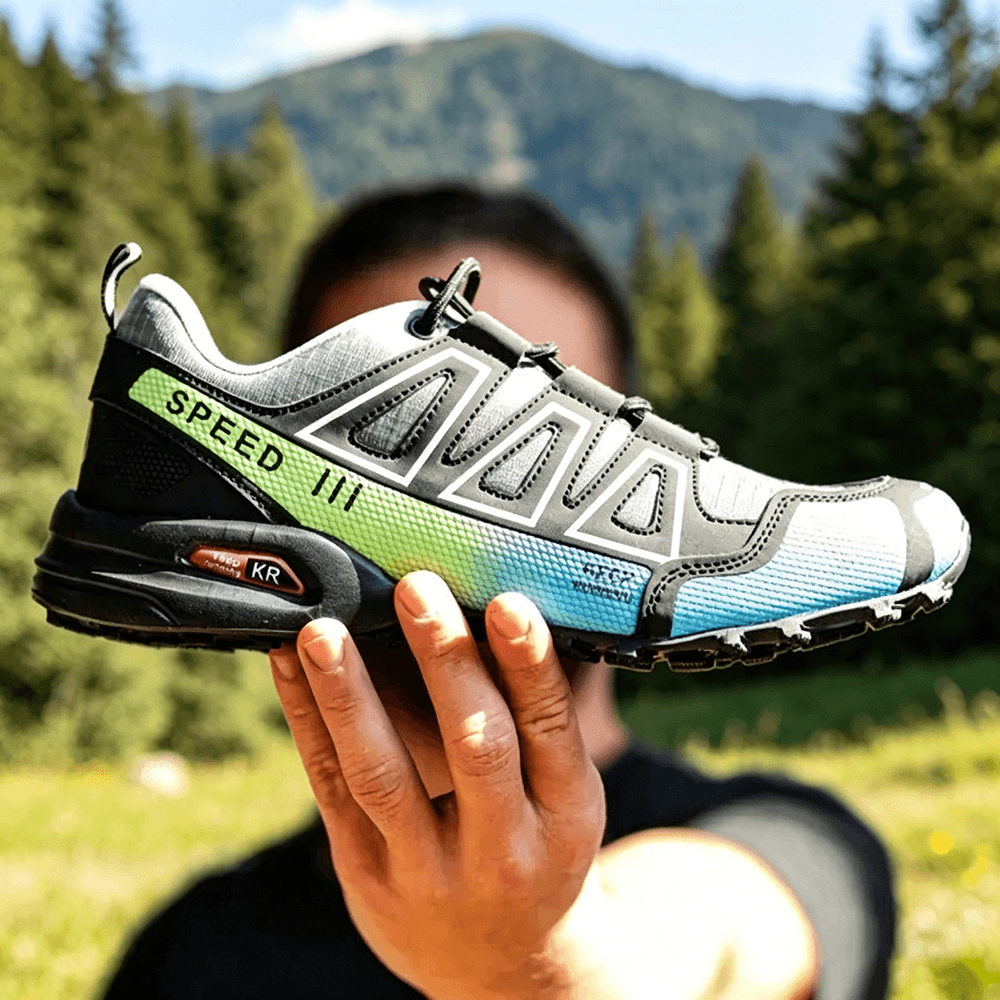 Herren Wanderschuhe Outdoor Ultraleichte atmungsaktive stoßdämpfende Fahrradschuhe