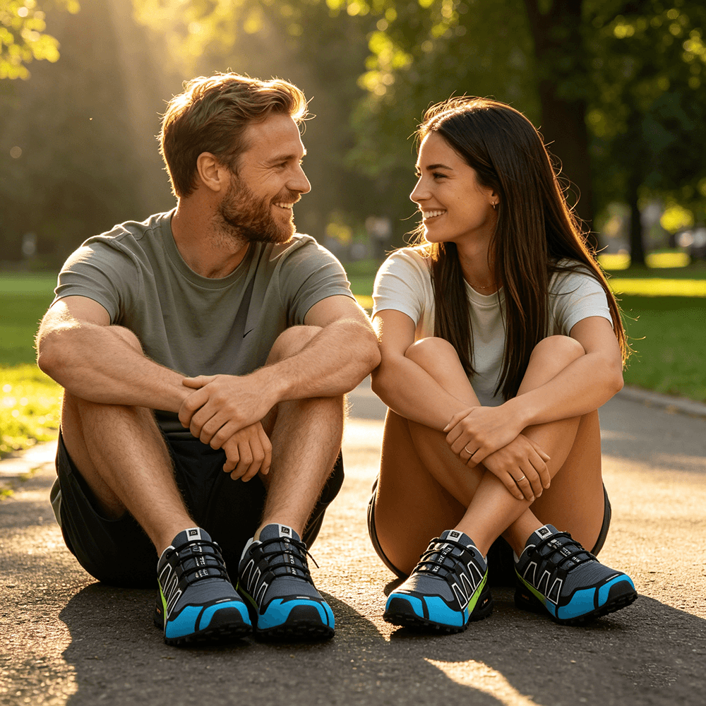 Herren Wanderschuhe Outdoor Ultraleichte atmungsaktive stoßdämpfende Fahrradschuhe