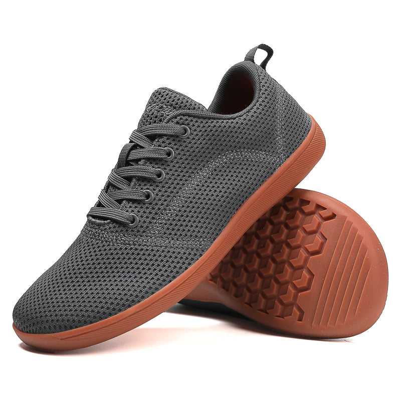 Barfußschuhe Mit Breiter Spitze, Fliegende, Gewebte Freizeitschuhe Mit Weicher Sohle, Wanderschuhe (Unisex)