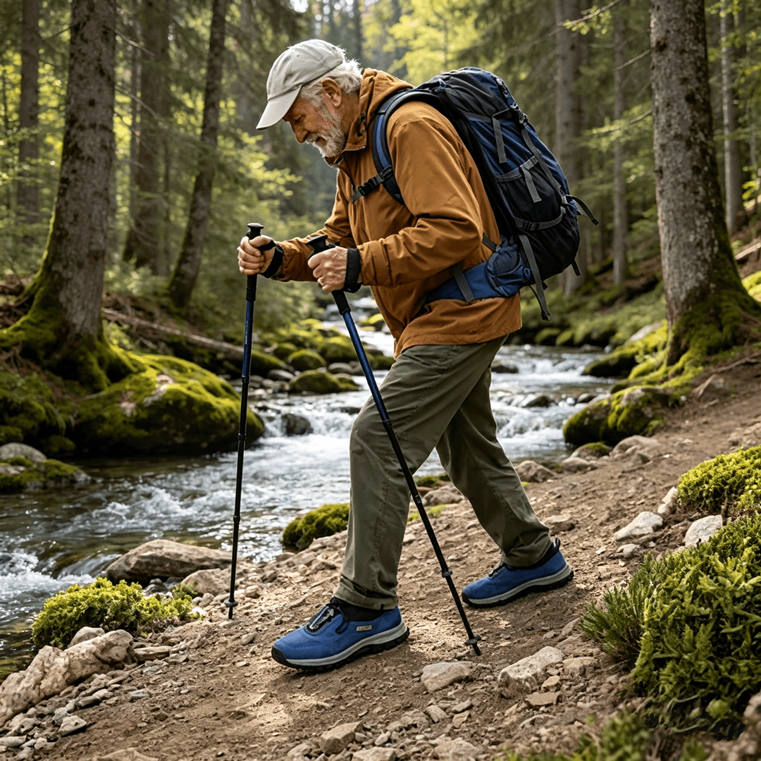 Herren Waterproof wasserdichte Trekking Und Wanderschuhe Freizeitschuhe Halbschuhe