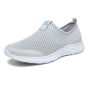Atmungsaktive Mesh-Schuhe für den Sommer, leicht, lässig, Sport, Slip-on (Unisex)