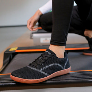 Barfußschuhe Mit Breiter Spitze, Fliegende, Gewebte Freizeitschuhe Mit Weicher Sohle, Wanderschuhe (Unisex)