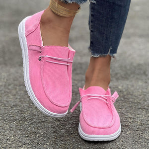 Damen Casual Frühling Herbst Flache Sohlen Slip-on Low-Top Loafers Schuhe