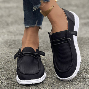 Damen Casual Frühling Herbst Flache Sohlen Slip-on Low-Top Loafers Schuhe