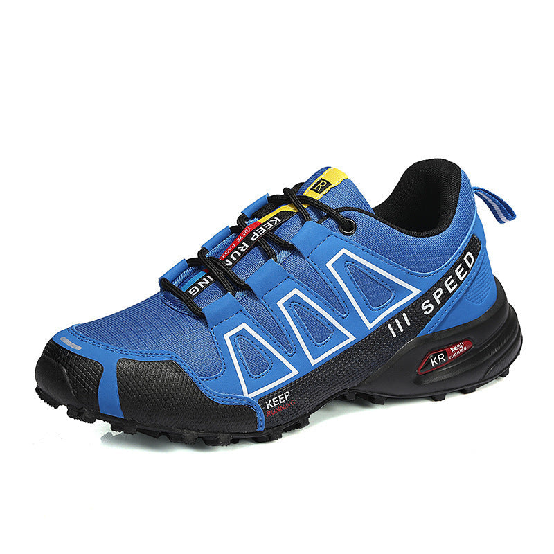 Herren Wanderschuhe Outdoor Ultraleichte atmungsaktive stoßdämpfende Fahrradschuhe