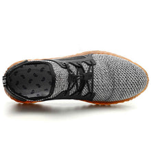 Lade das Bild in den Galerie-Viewer, Herren Arbeitsschuhe Mesh Breathable Lightweight Comfortable Steel Toe Safety Industriebau Rutschfeste Schuhe
